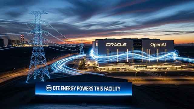 DTE 에너지, 오라클·오픈AI 데이터센터 전력 공급 추진…AI 인프라 수혜주 부상