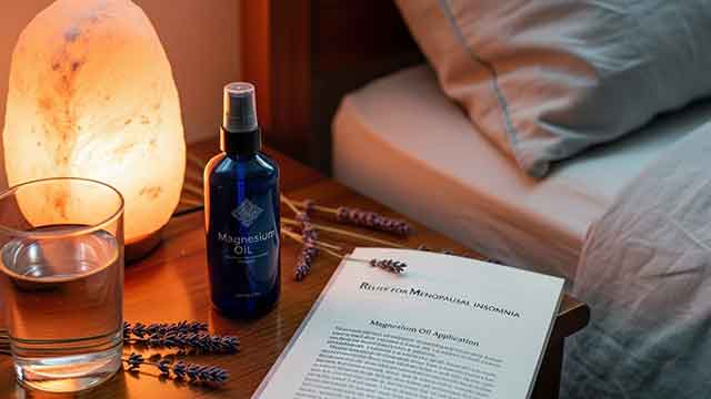 갱년기 불면증 완화, 마그네슘 오일 사용법 완벽 가이드