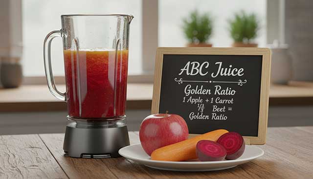 천기누설 뱃살 빼는 ABC 주스 황금 비율 및 비트 부작용 방지 가이드